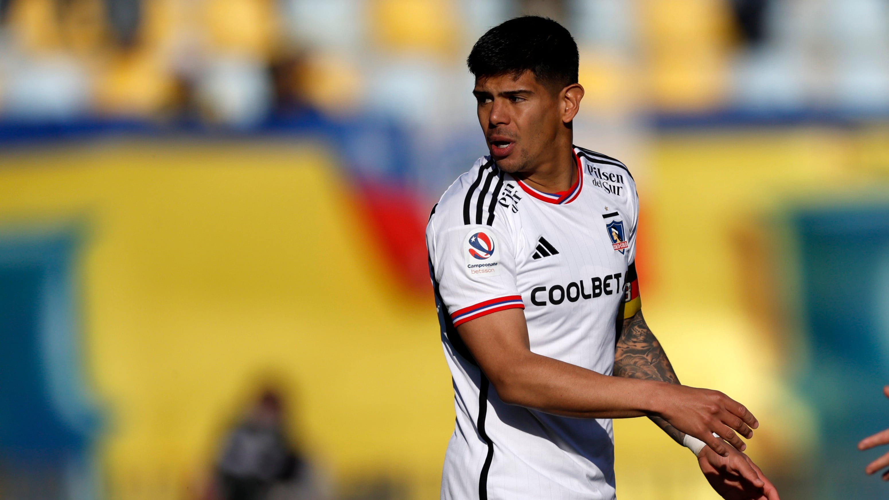 Esteban Pavez, capitán de Colo Colo. / Photosport