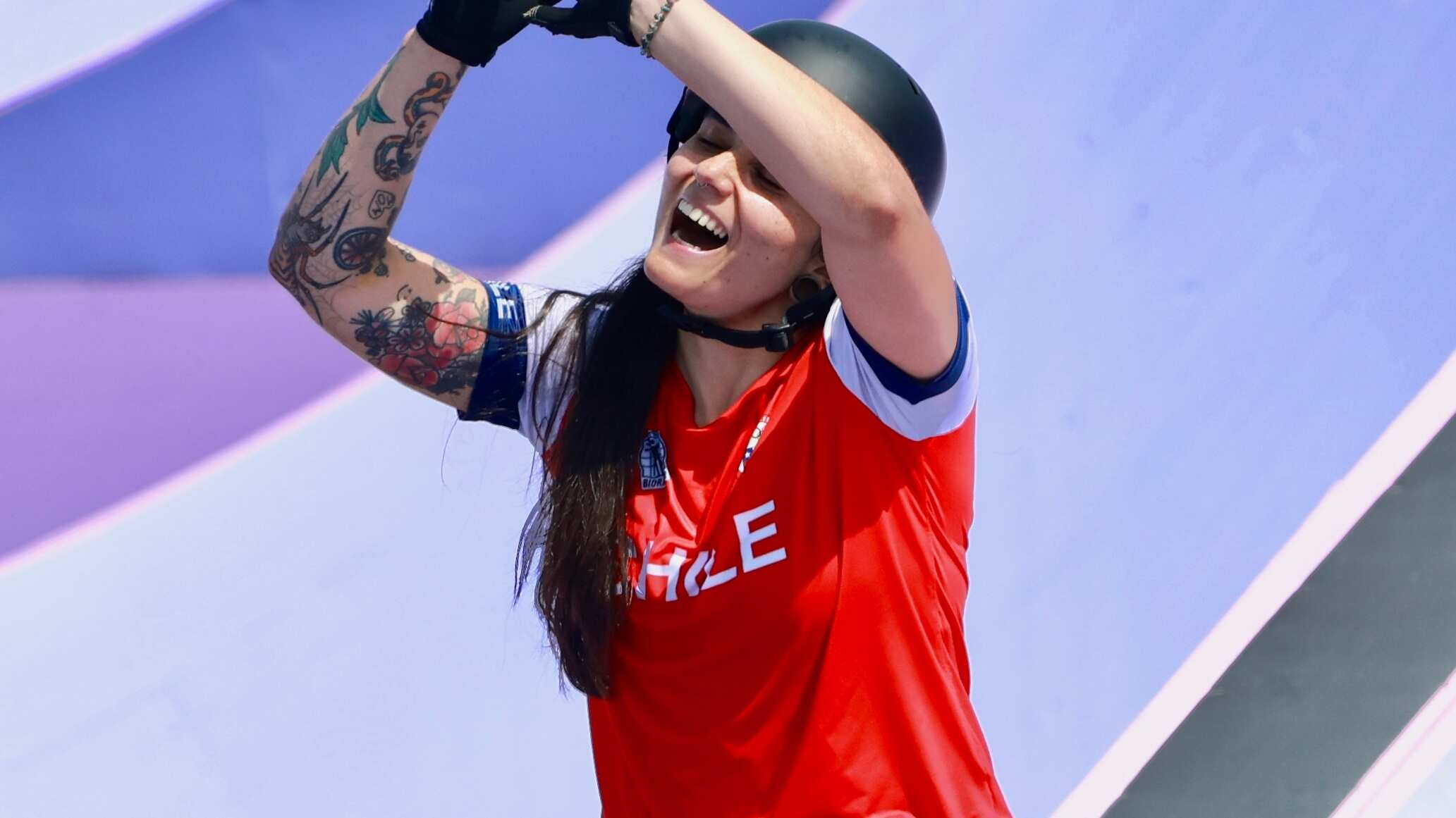 La deportista nacional clasificó la final de los JJOO París 2024 en la competencia de BMX Freestyle.