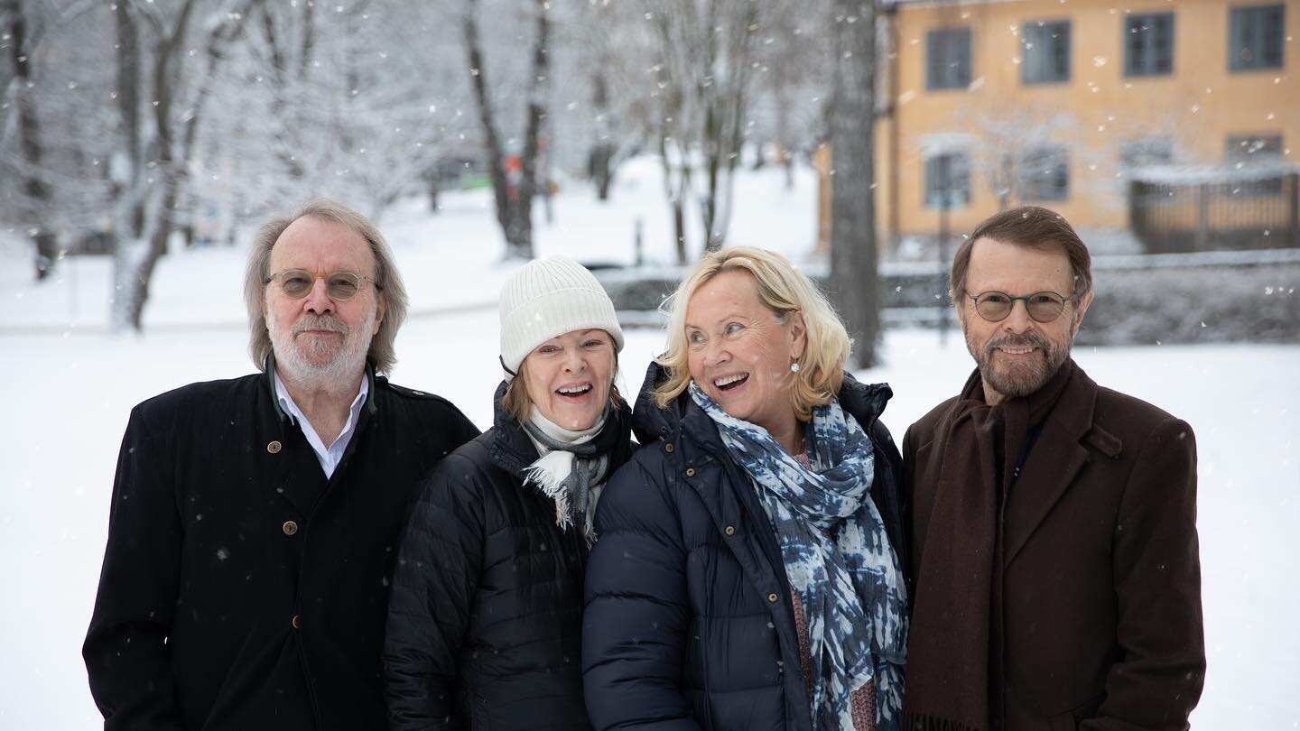 Los integrantes de ABBA en la actualidad.