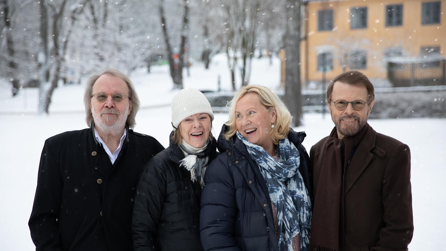 Los integrantes de ABBA en la actualidad.