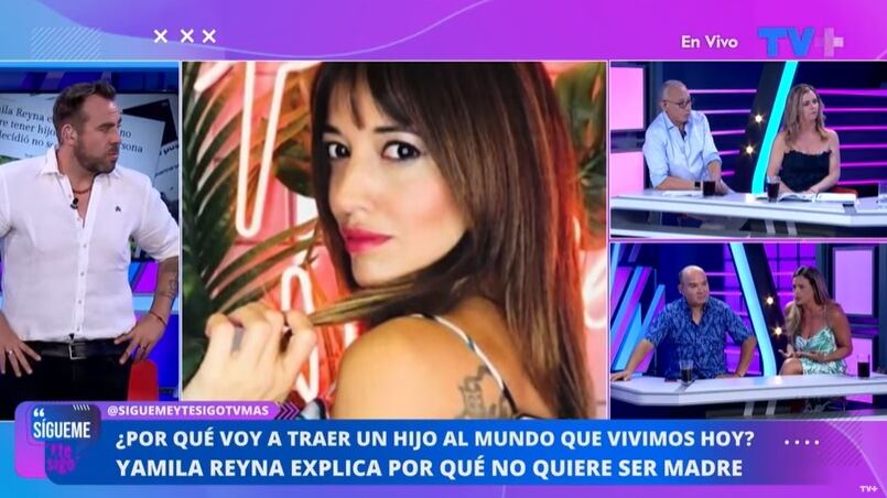 En el programa de espectáculos cuestionaron los argumentos de la figura de TVN para no tener hijos.
