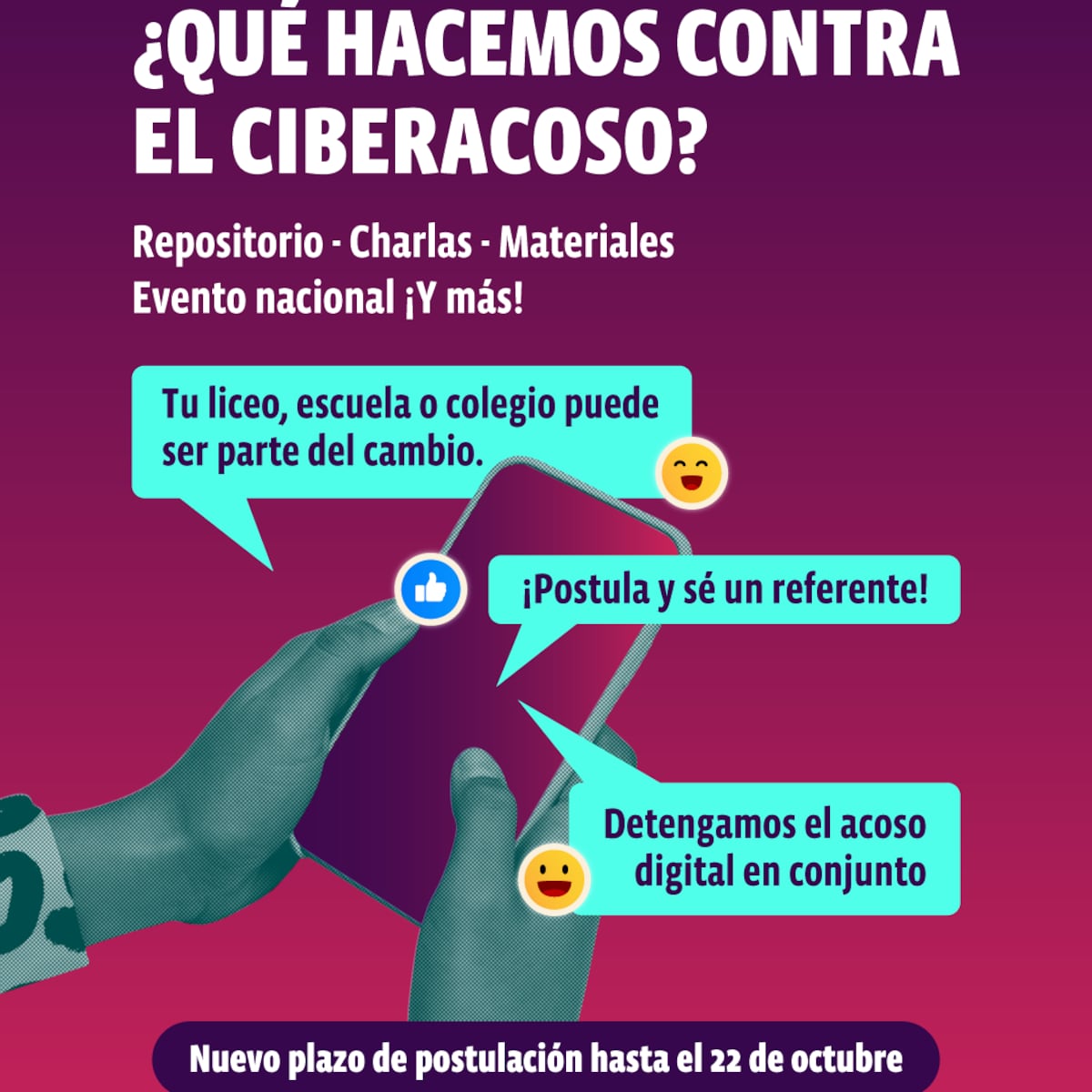 INDH extiende plazo para colegios contra ciberacoso INDH extiende plazo para colegios contra ciberacoso