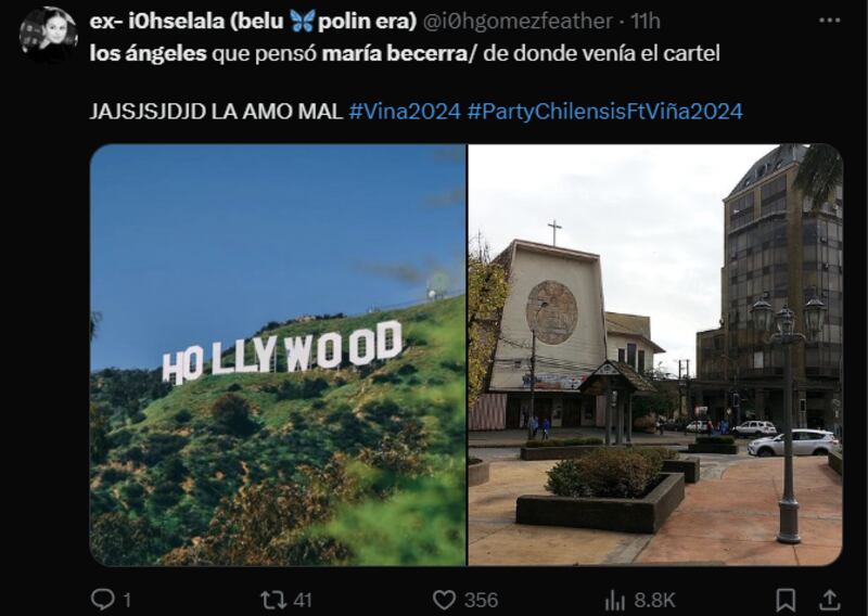 Reacción a dichos de María Becerra en el Festival de Viña del Mar