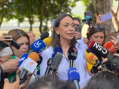“Se les notificará cuándo será el momento de festejar”: María Corina Machado llama a la calma tras elecciones en Venezuela