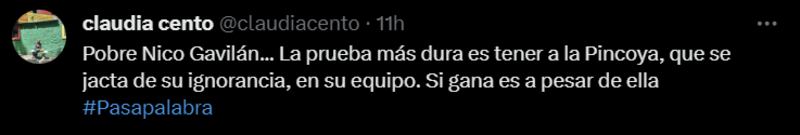 Reacción a la participación de Pincoya en Pasapalabra | X