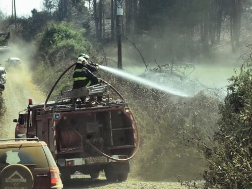 Presidente Piñera condenó en Temuco a quienes incendian Chile de “manera intencional y criminal”
