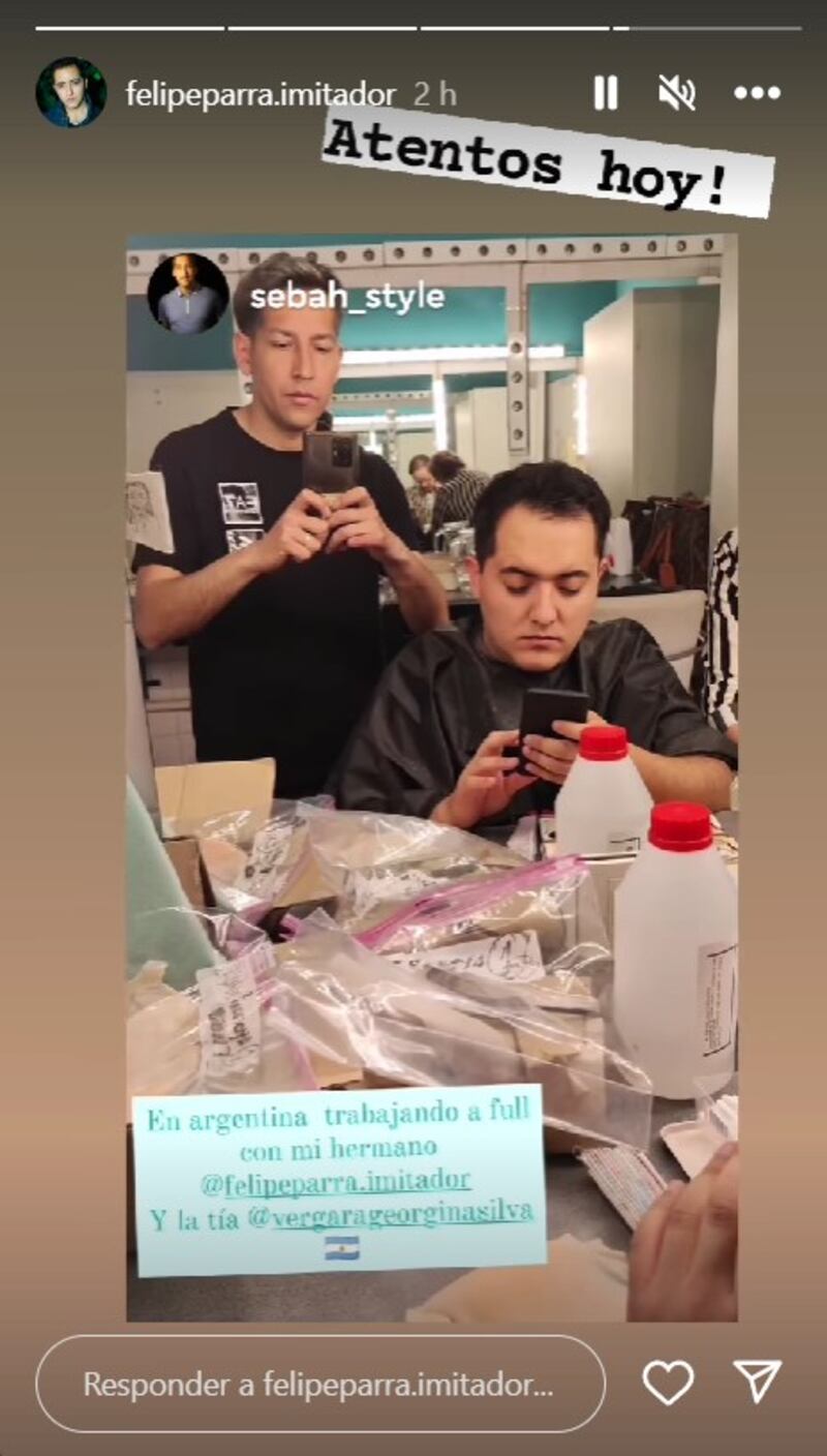 Historias de Instagram, Felipe Parra