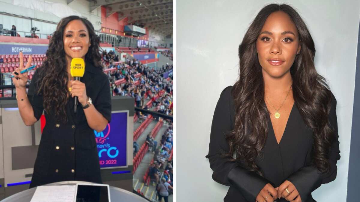 La reportera Alex Scott