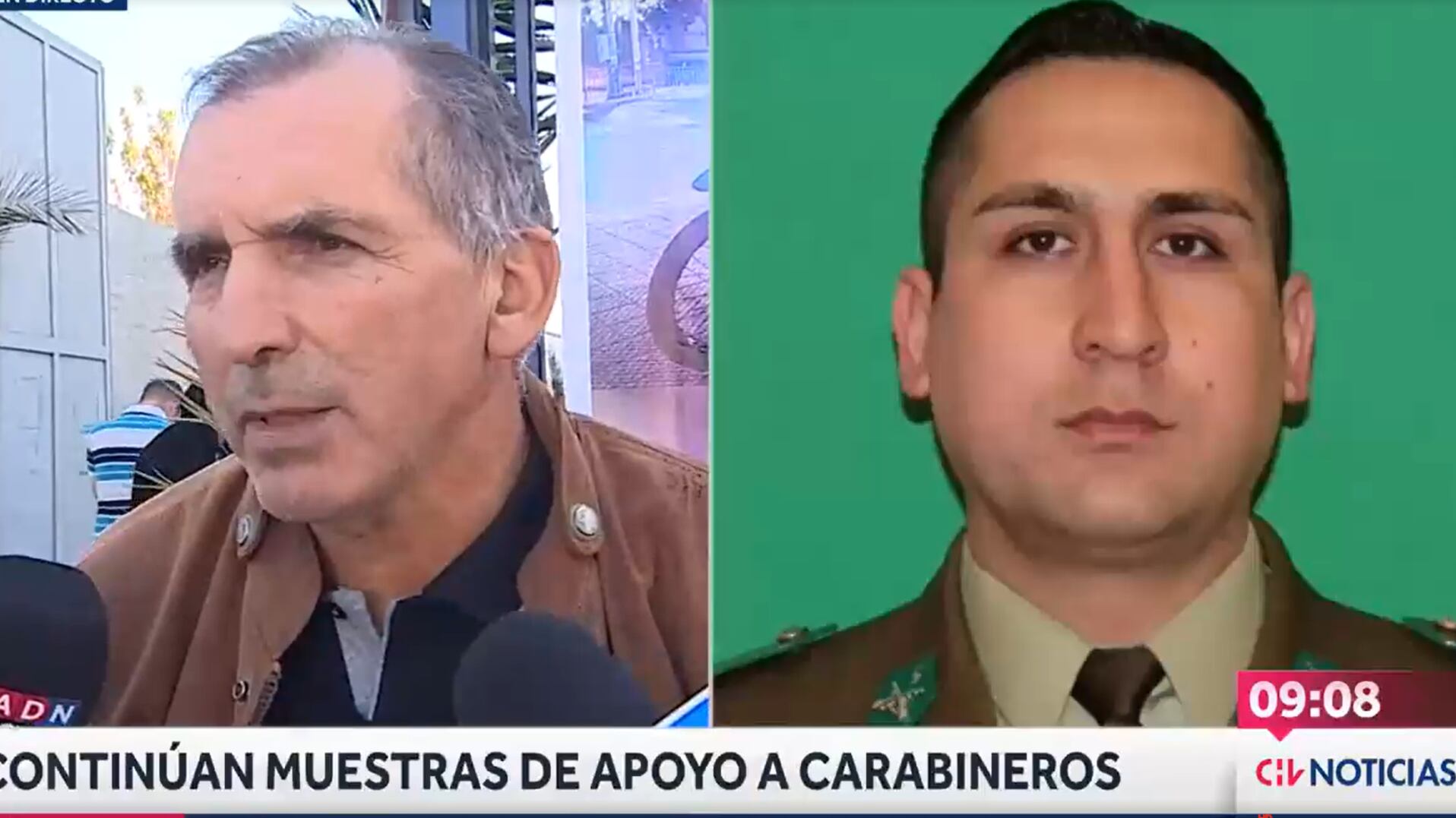 Carlos Yáñez, tío del cabo Daniel Palma | CHV Noticias