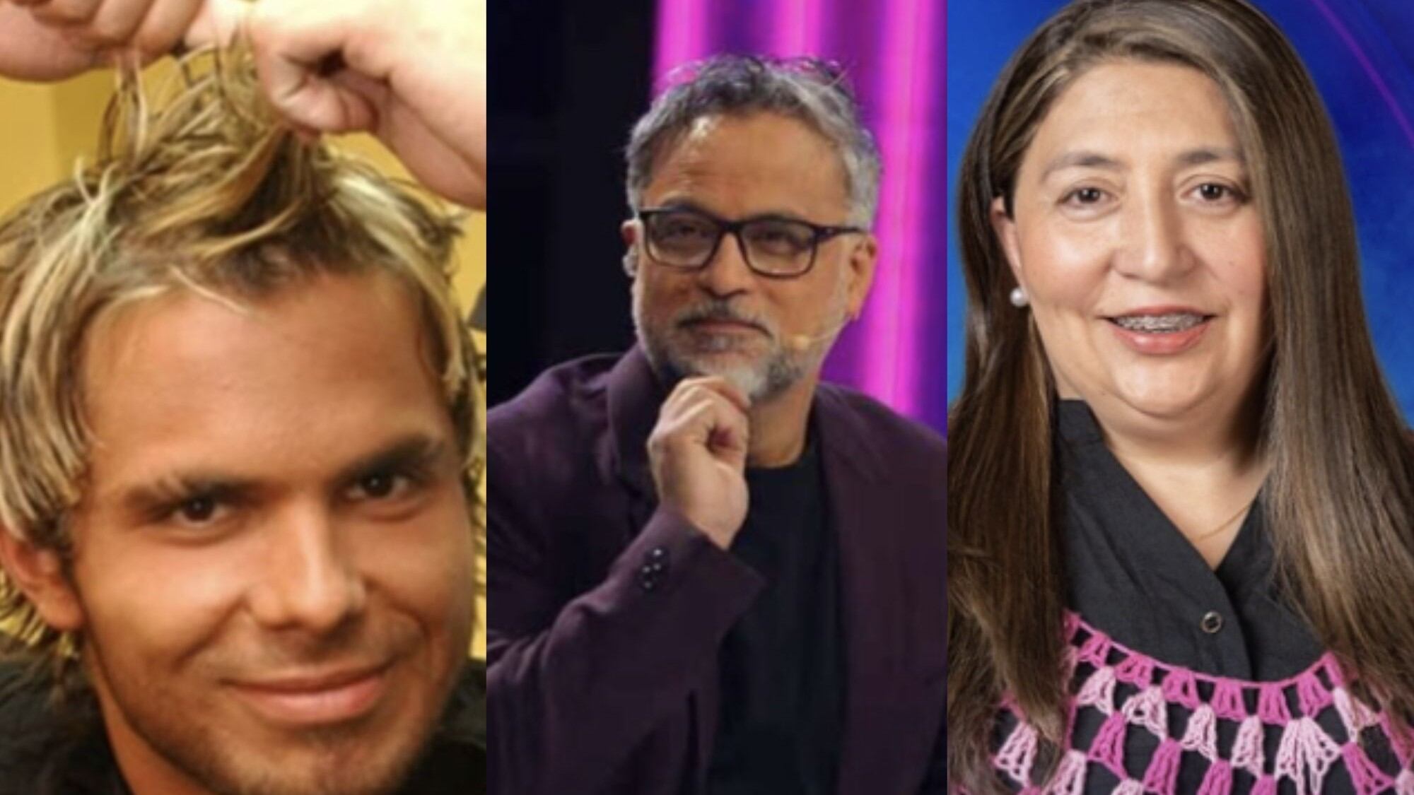 Álvaro Ballero, Nicolás Quesille y Jennifer Galvarini, la Pincoya | Captura