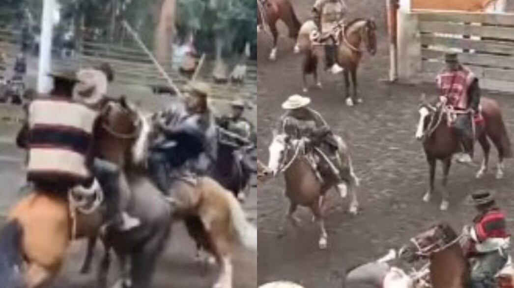 Insólita riña entre jinetes en rodeo de San Vicente dejó heridos y detenidos