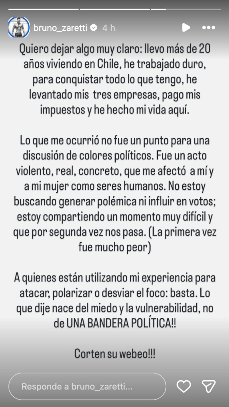 Historia de Bruno Zaretti | Fuente: Instagram @bruno_zaretti