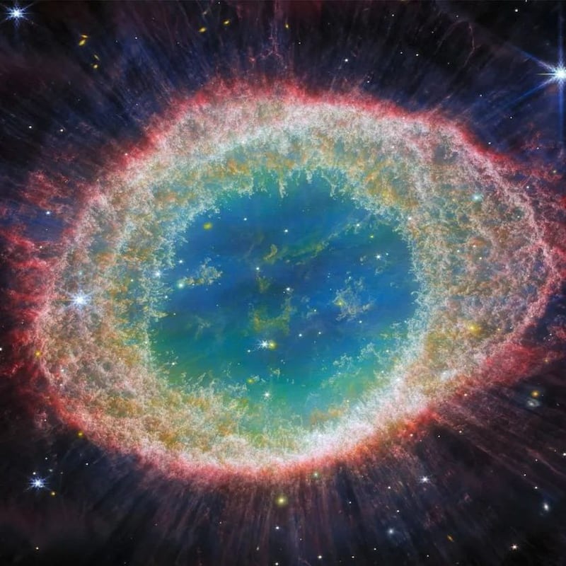 Estrella esparcida Telescopio Espacial James Webb