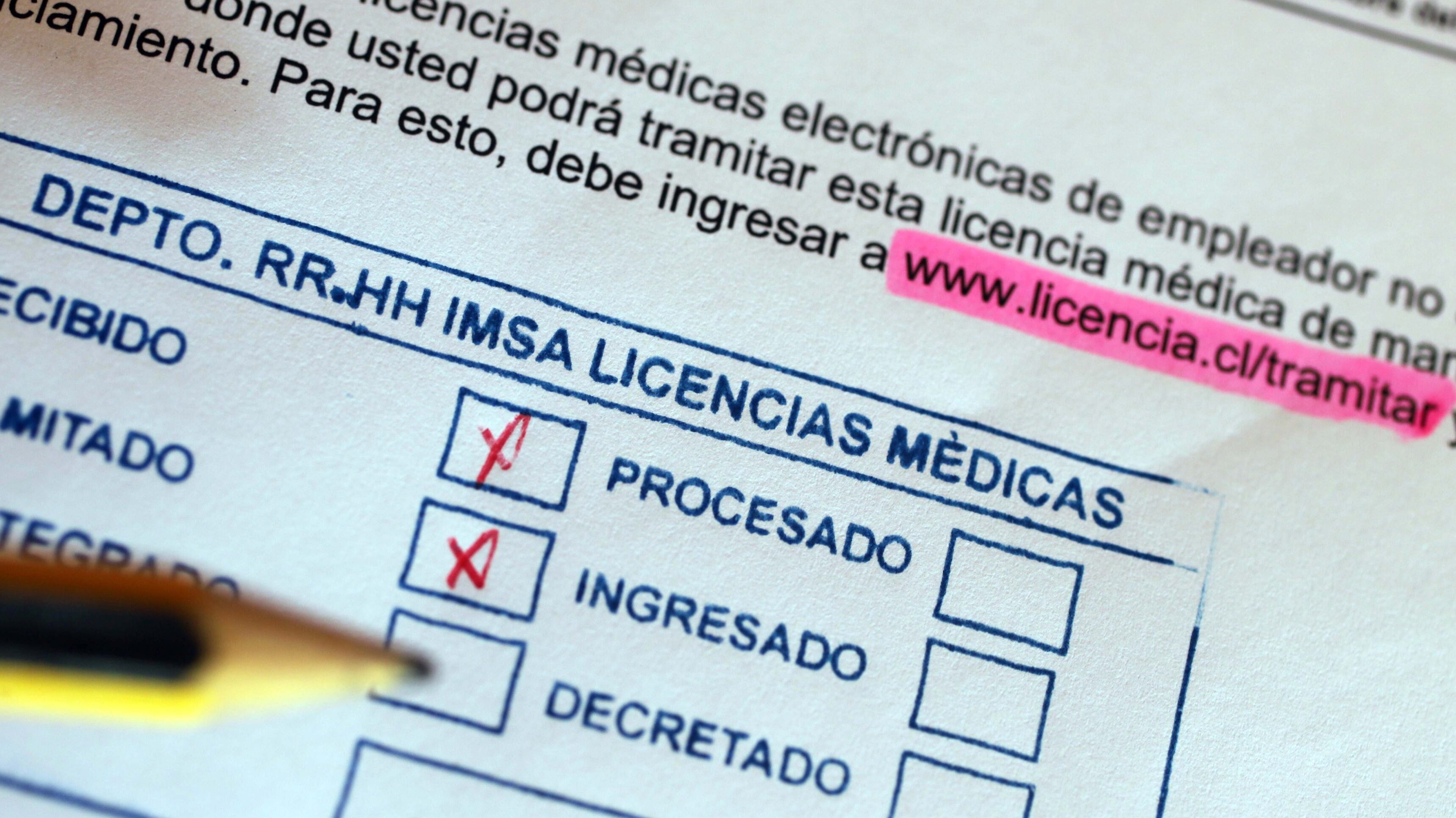 Licencias médicas.
