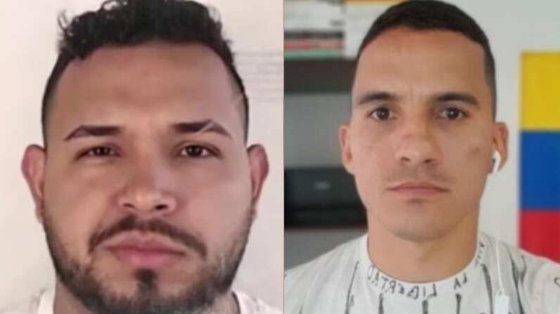 Maickel Villegas y Teniente Ronald Ojeda | Captura