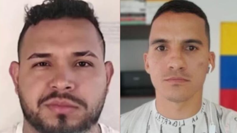 Maickel Villegas y Teniente Ronald Ojeda | Captura