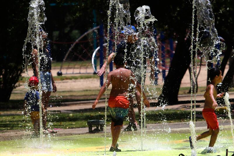 calor en santiago