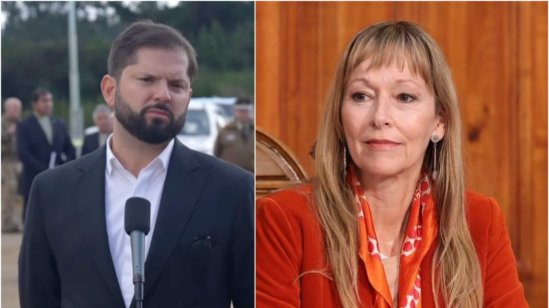 Ana María Gazmuri y Presidente Boric