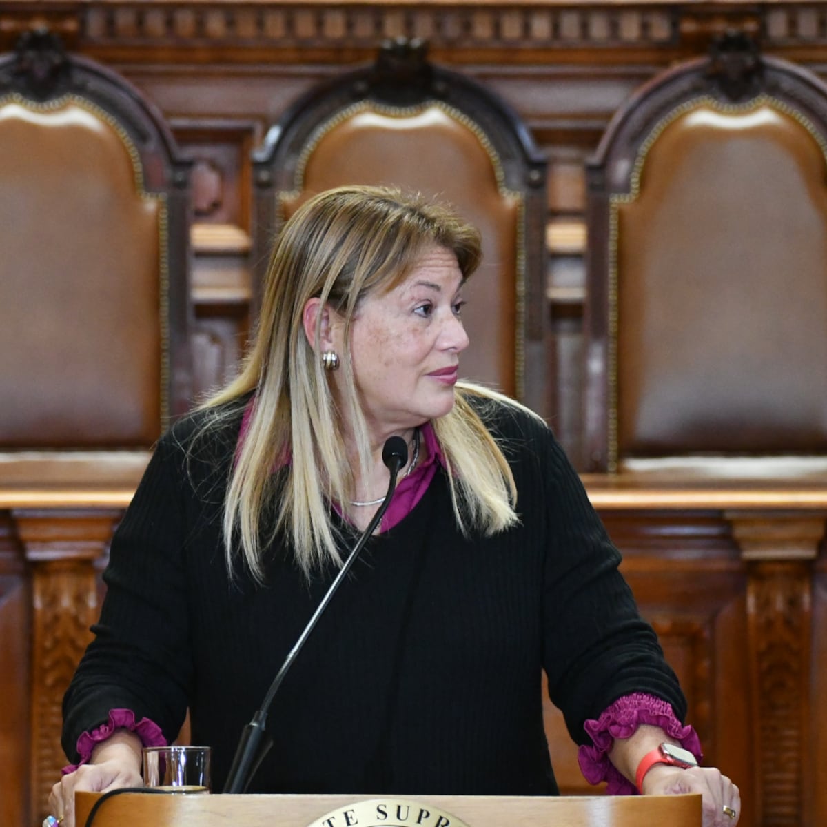Ángela Vivanco se niega a hablar sobre caso Audio Ángela Vivanco se niega a hablar sobre caso Audio