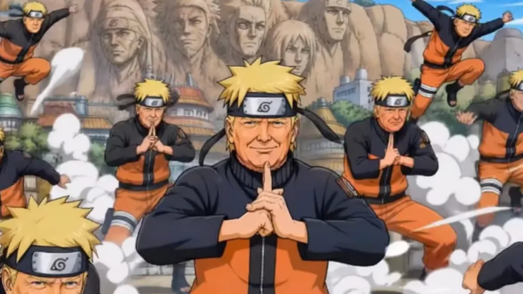 Trump Naruto - Truth Social