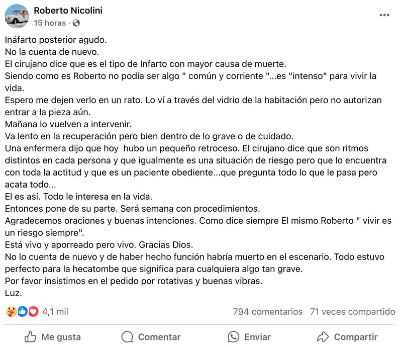 Salud de Roberto Nicolini
