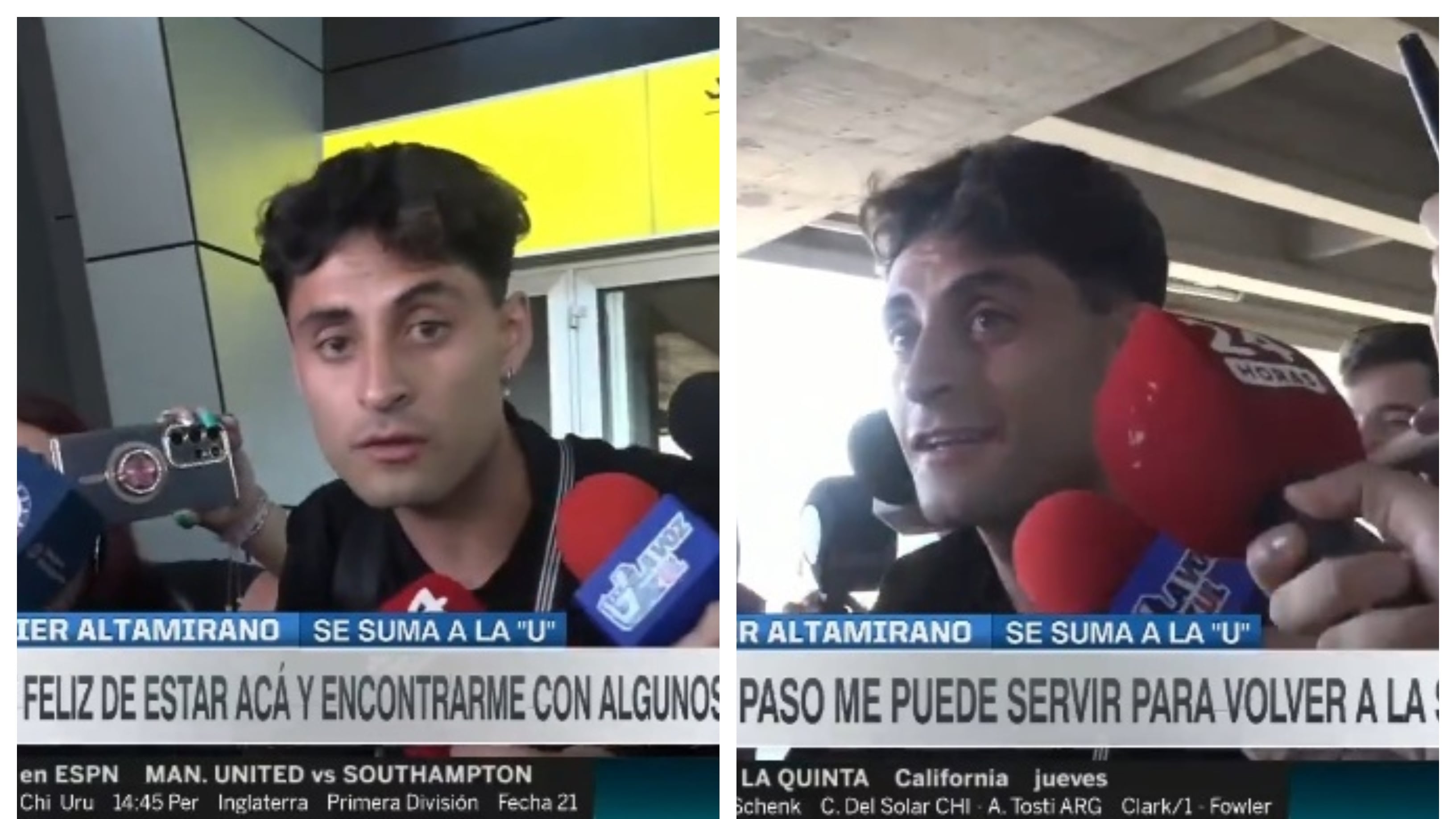 El delantero le pidió paciencia a los hinchas de la U para poder mostrar su mejor juego en su paso por el club laico.