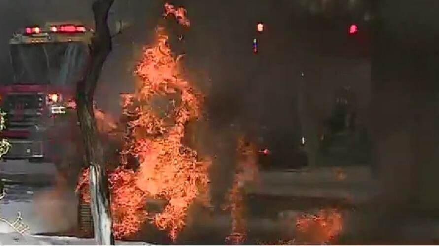 Incendio en Providencia