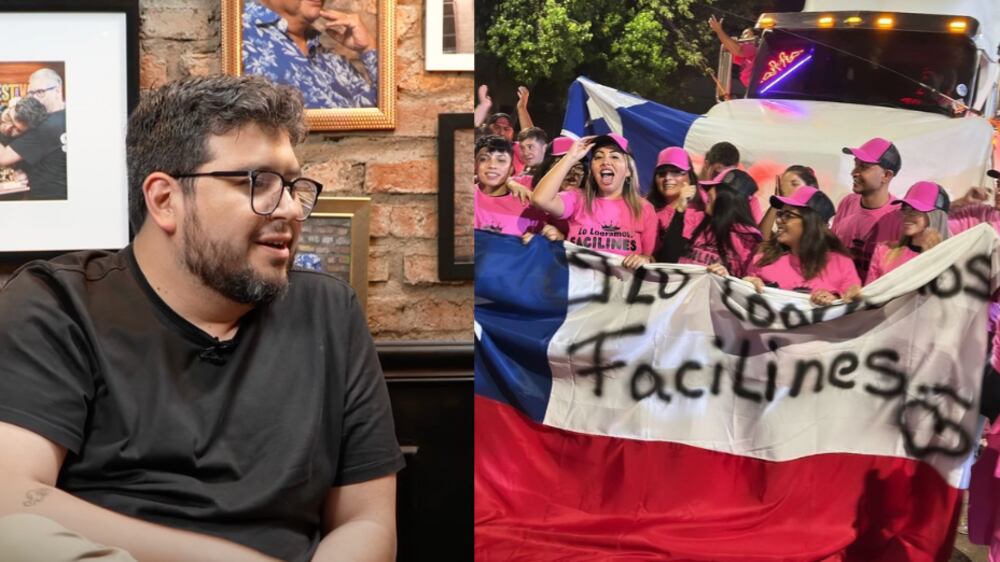 Luis Slimming y Naya Fácil | Fuente: Entre broma y broma - Twitter