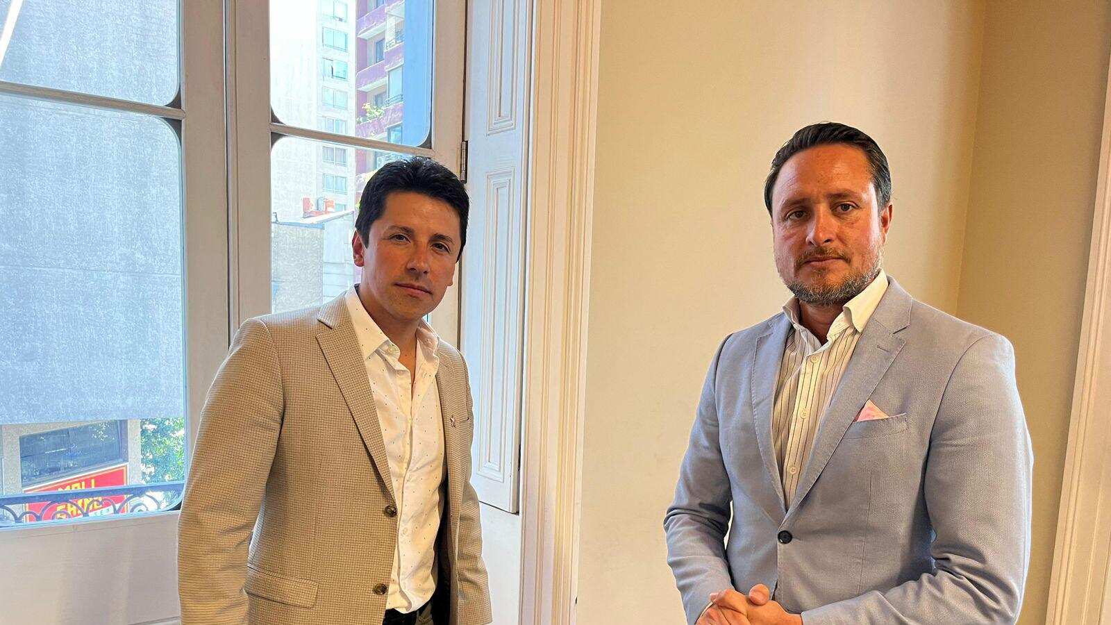 Diputado Mauro González y alcalde Rodrigo Wainraihgt