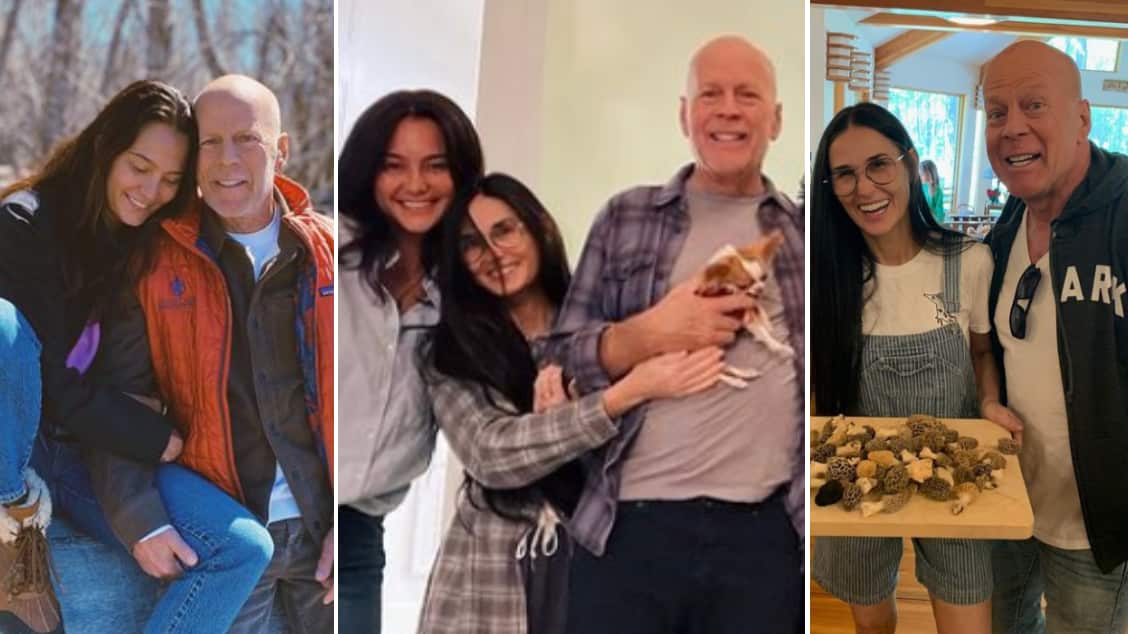 Demi Moore y Emma Hem}ing han estado apoyando a Bruce Willis en medio de su batalla con la demencia