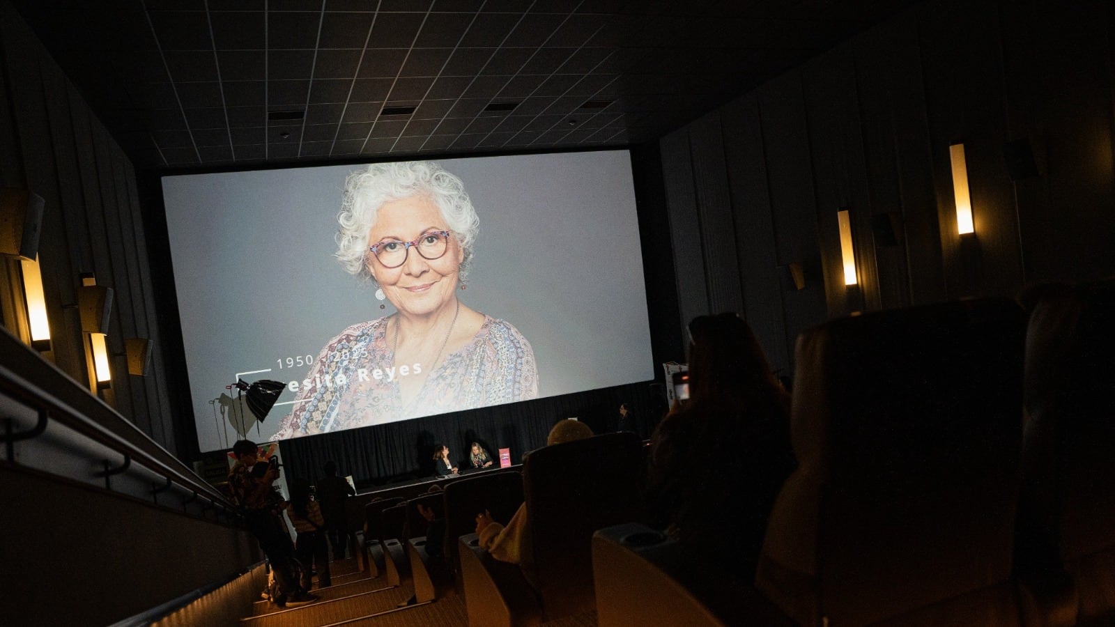 Cinelebu hizo un homenaje a Teresita Reyes