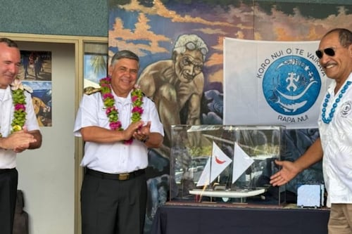 “VAKA Rapa Nui”: presentan diseño de buque escuela inspirado en navegación polinésica