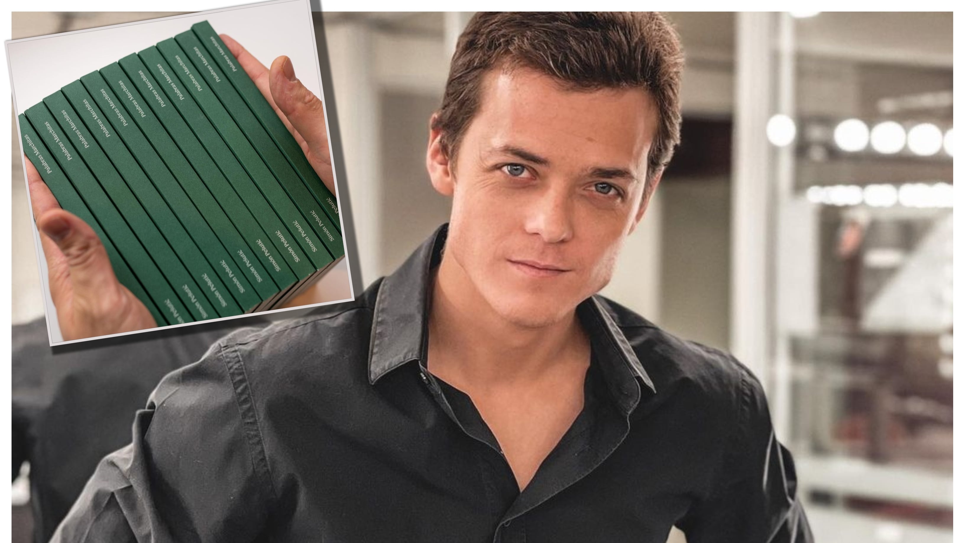 El actor de Mega lanzará su libro de poemas el próximo jueves 27 de abril.