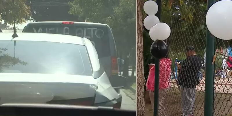 Funeral de Martina Pérez, una de las víctimas de los intentos de avalancha en el Estadio Monumental.