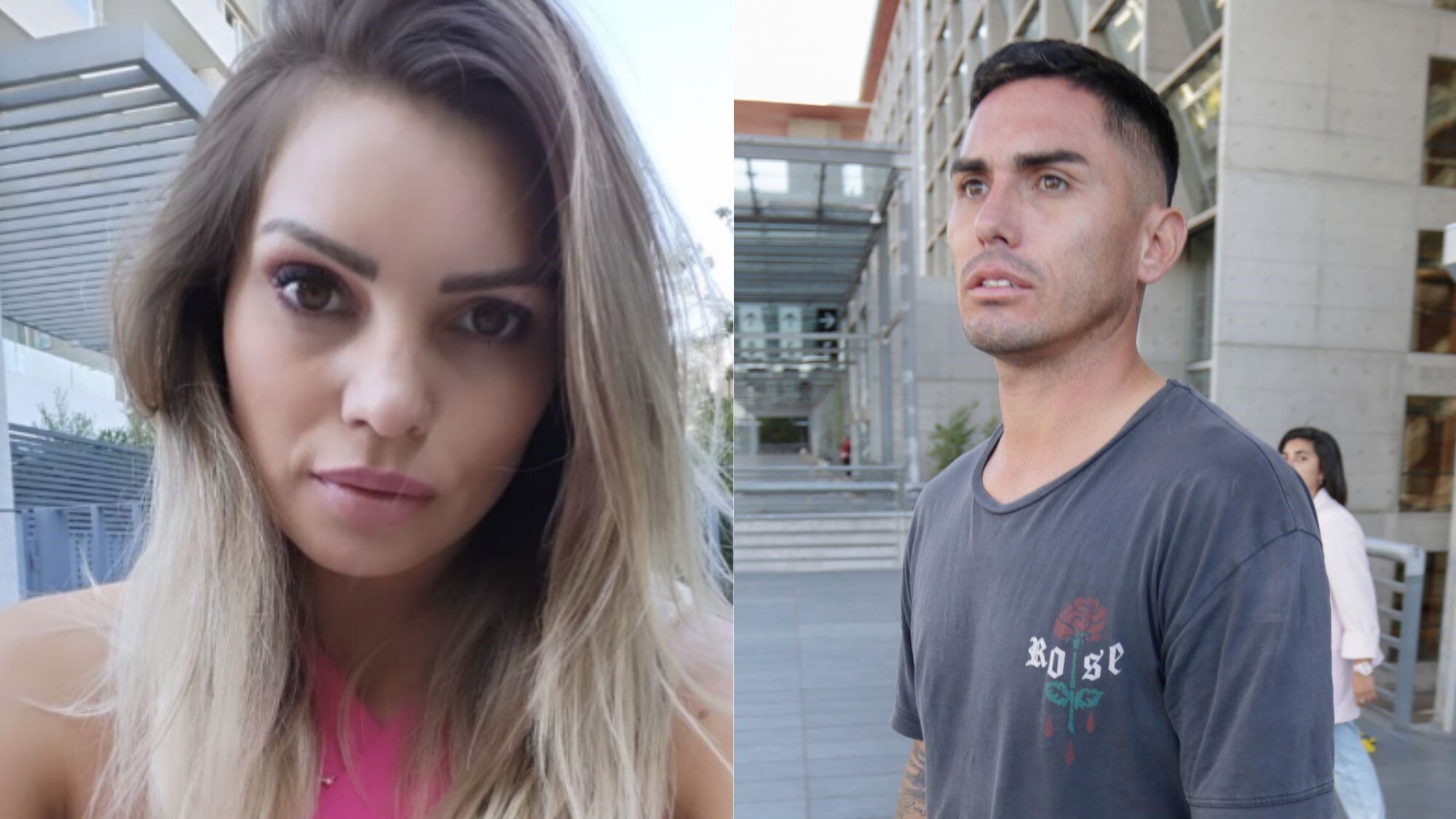 Faloon Larraguibel (Instagram ) y Jean Paul Pineda (Agencia Uno)