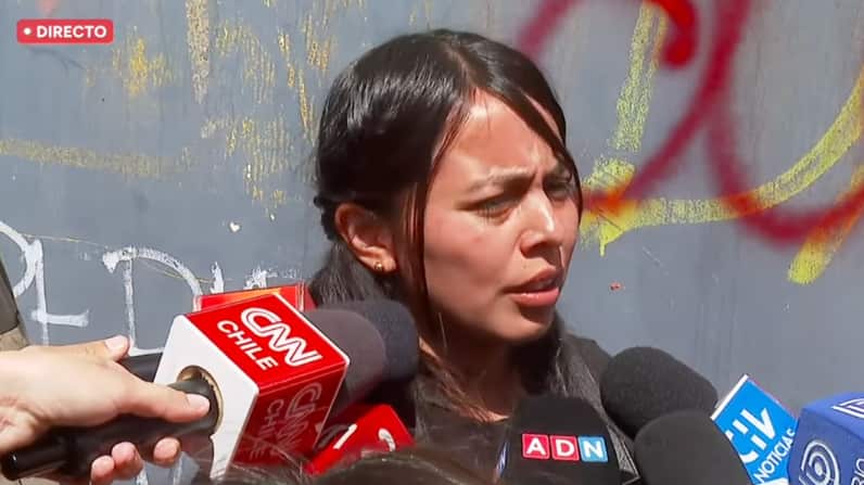 Cristal Aguilera, hermana de Krishna Aguilera | Captura: 24 Horas