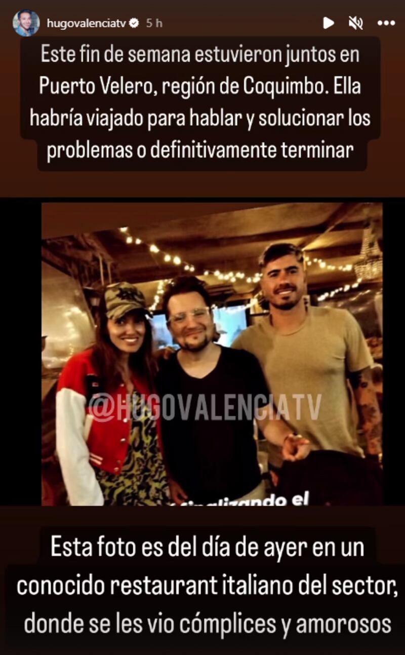 Revuelo generó hace un par de semanas el quiebre amorosos entre Diego Sánchez y Yamila Reyna, quienes llevaban un buen rato caminando de mano y solían gritarle su amor a los cuatro vientos en las redes sociales.
Todo surgió cuando salieron a la luz unas conversaciones pasada para la punta del “Mono” con otra mujer, cuestión que generó que la comediante argentina le diera la PLR por frescolín.
Sin embargo, todo eso habría quedado en el pasado. Así nomás, pues todo apunta que las disculpas y muestras de arrepentimiento del actual arquero de Coquimbo Unido tuvieron efecto y que la animadora de TVN le habría dado una nueva oportunidad.