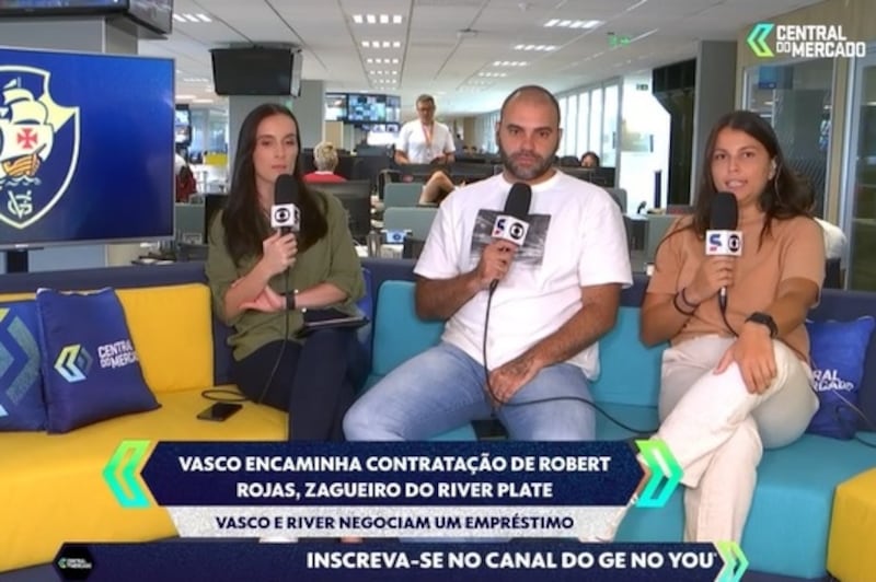 El periodista deportivo Conrado Santana fue quien puso en duda que Medel sea el defensa que necesita Vasco para esta temporada.
