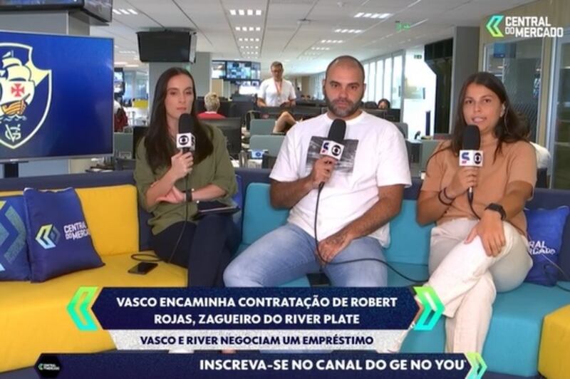 El periodista deportivo Conrado Santana fue quien puso en duda que Medel sea el defensa que necesita Vasco para esta temporada.