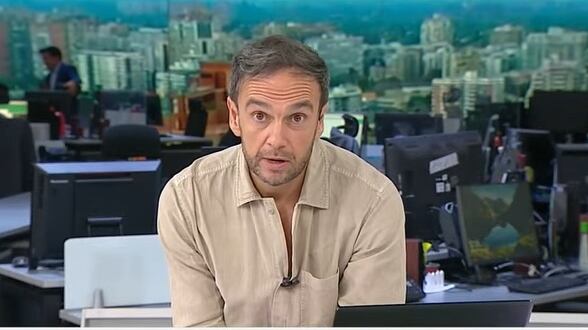 El periodista realizó su sentida reflexión por el Día de la Madre este mediodía en el noticiario de Mega.