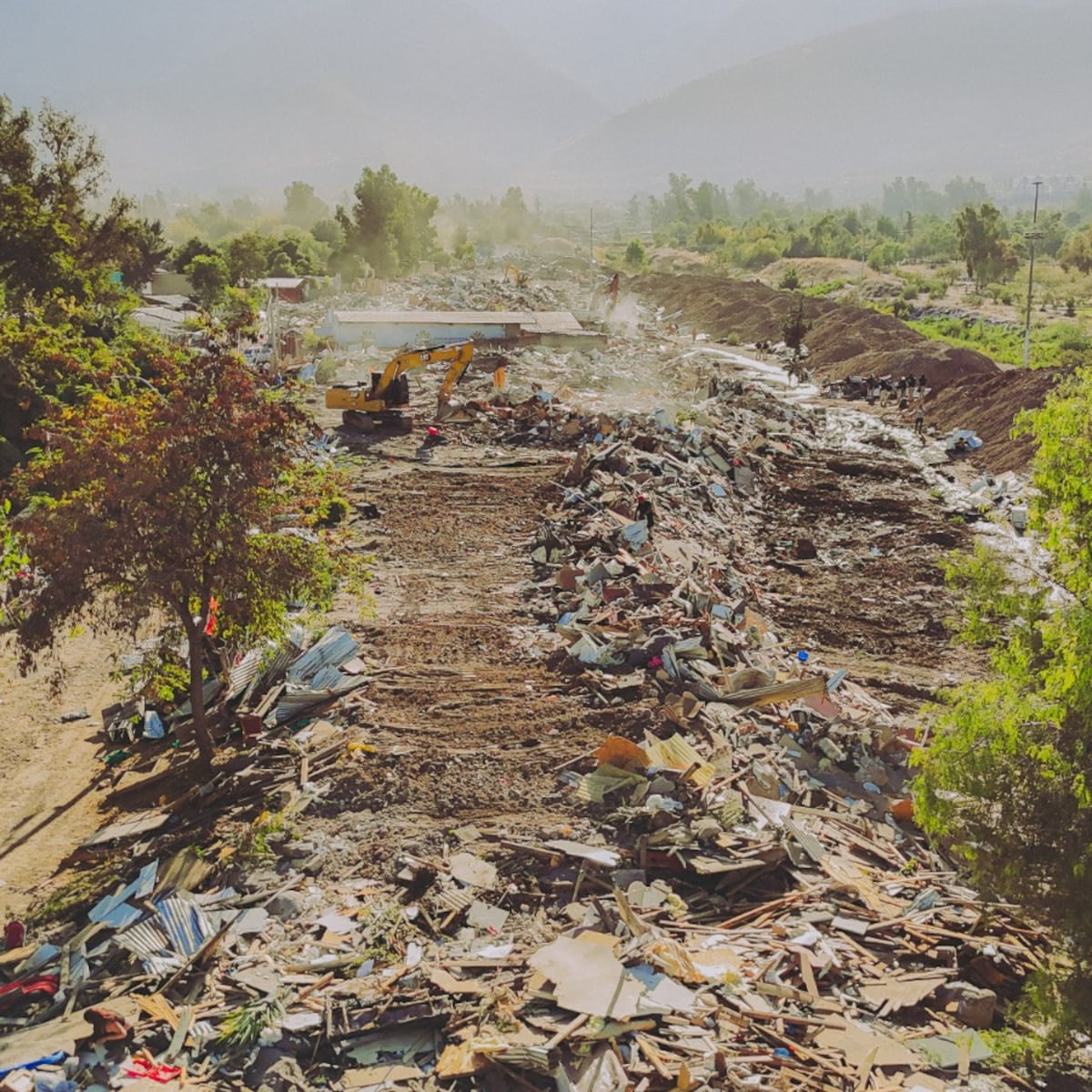 La Florida avanza en desalojo de ex Toma Dignidad La Florida avanza en desalojo de ex Toma Dignidad