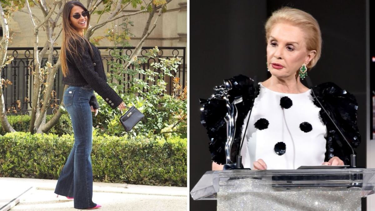 Antonela Roccuzzo usa jeans para casi todo, y estos looks sin duda desafían las reglas de Carolina Herrera.