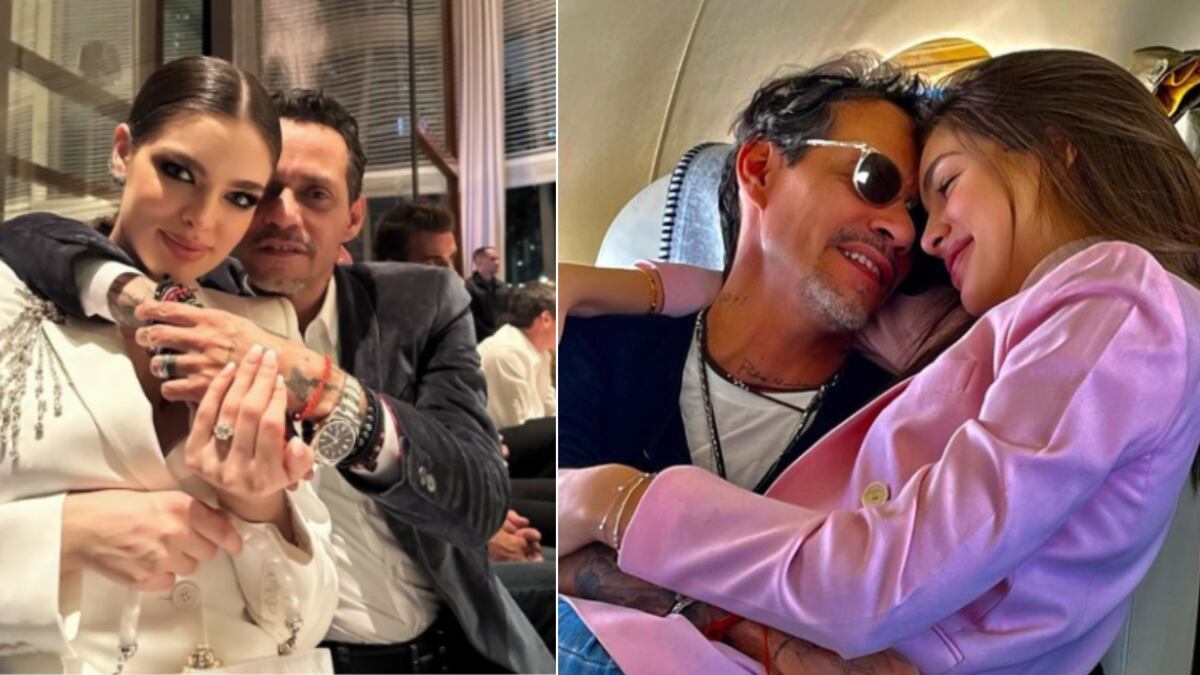 Marc Anthony y Nadia Ferreira