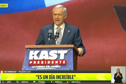 José Antonio Kast y sus primeras palabras como presidente electo: “Ganó la esperanza de vivir sin miedo”