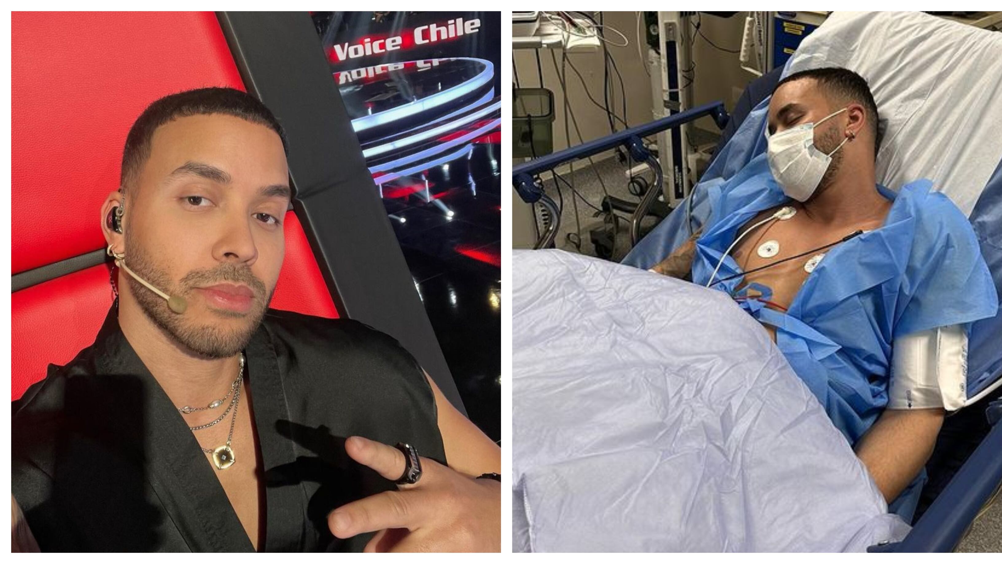 El propio artista fue quien informó a sus seguidores de redes sociales de su hospitalización.