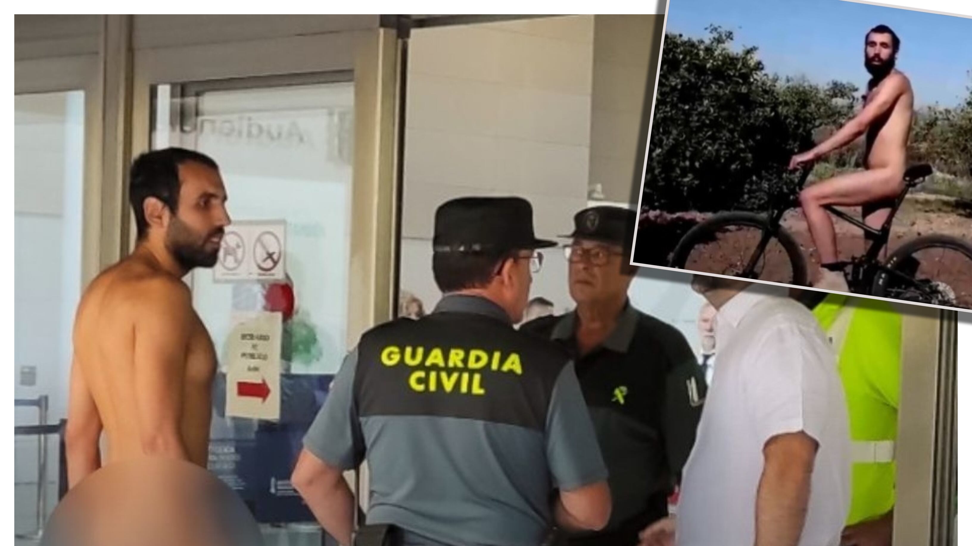 El español Alejandro Colomar ganó un juicio en su país que le permite pasearse desnudo en la vía pública.