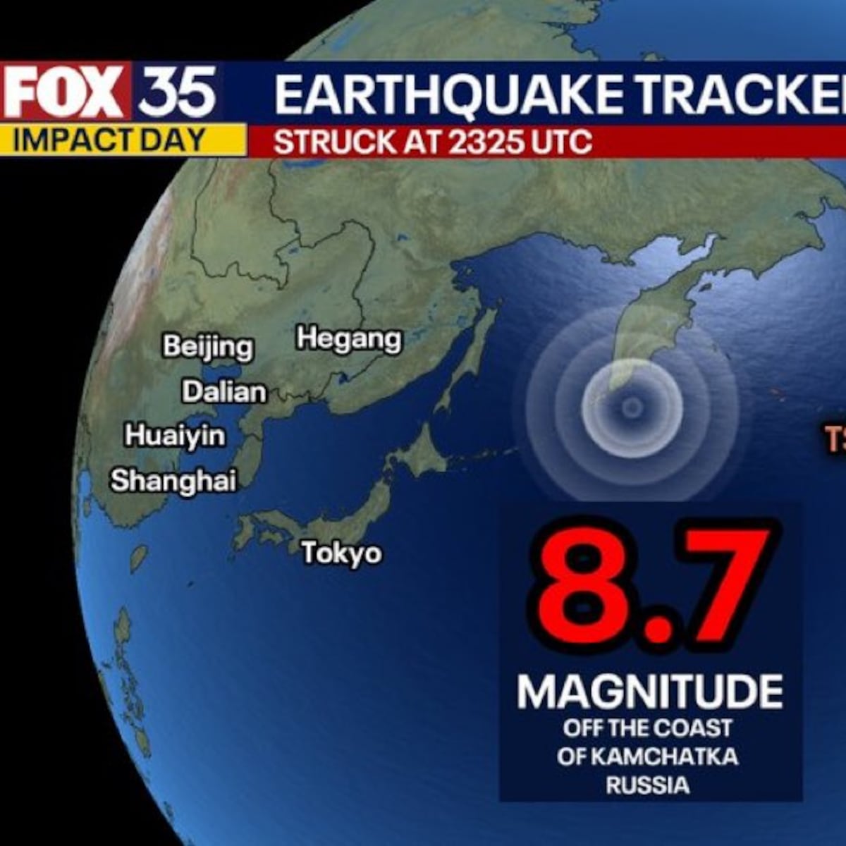 Shoa evalúa alerta de tsunami por terremoto de 8.7 en Rusia Shoa evalúa alerta de tsunami por terremoto de 8.7 en Rusia