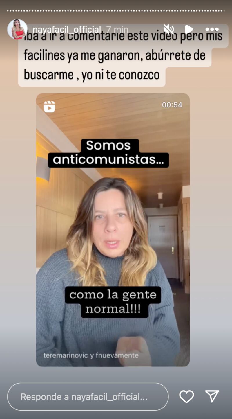 Historia de Naya Fácil | Fuente: Instagram