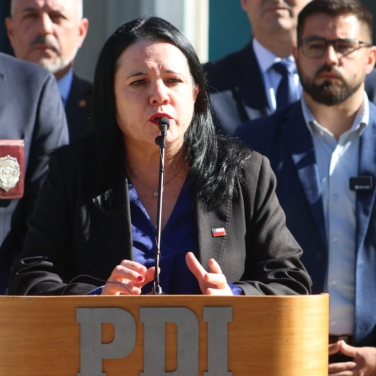 Ministra Steinert anuncia reversión de recorte en Seguridad Ministra Steinert anuncia reversión de recorte en Seguridad