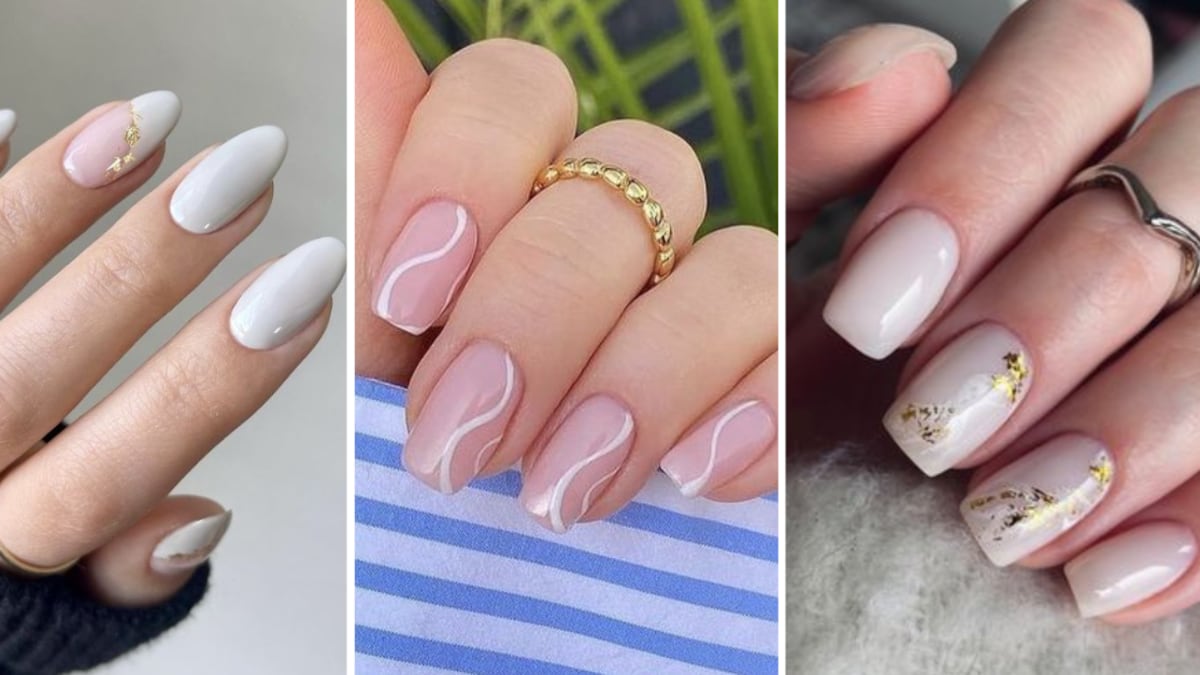 Uñas blancas elegantes 2022